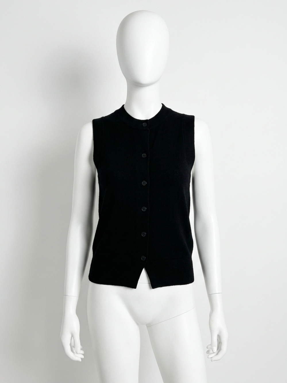 NEW NIC + ZOE sweater vest in black onyx